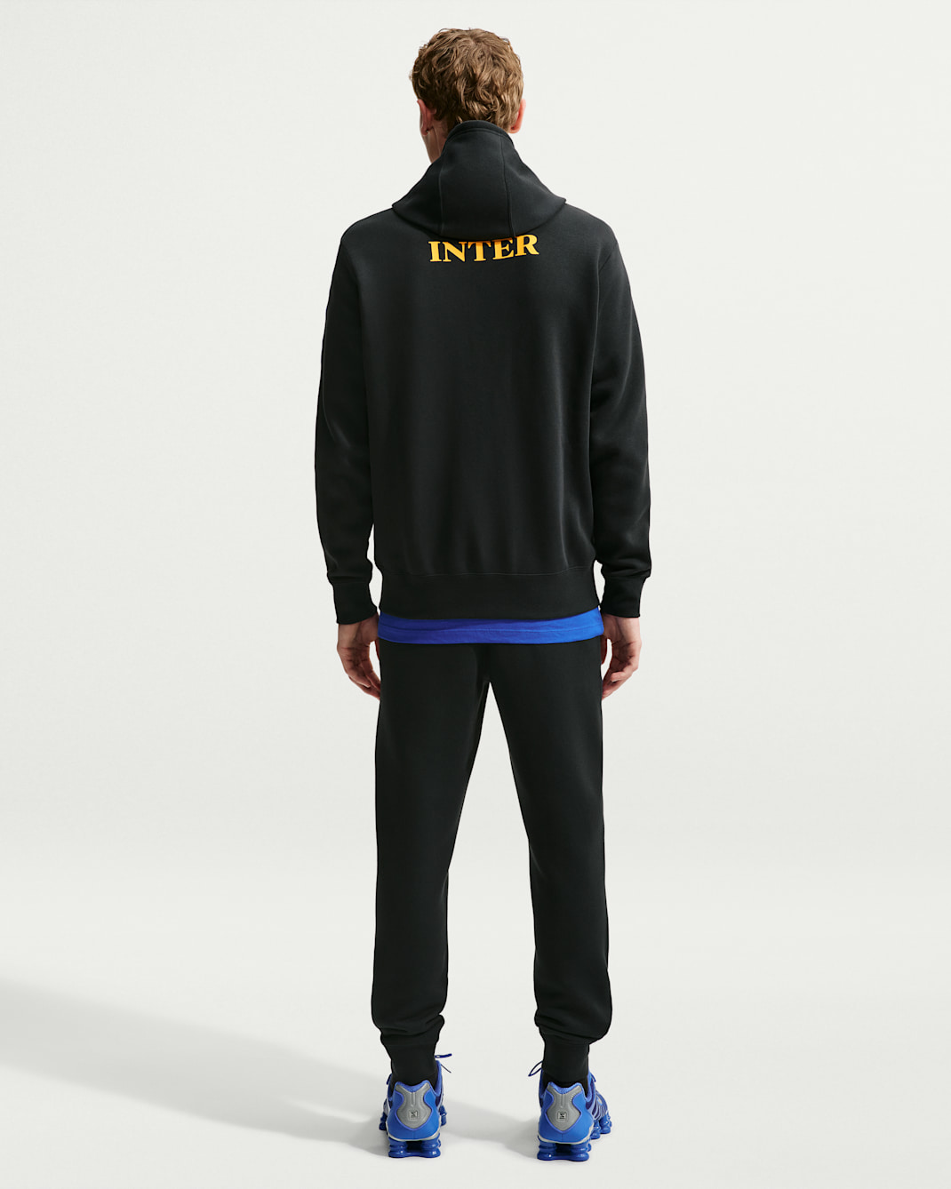 Inter Milan City Side Men's Nike Soccer Full-Zip Fleece Hoodie