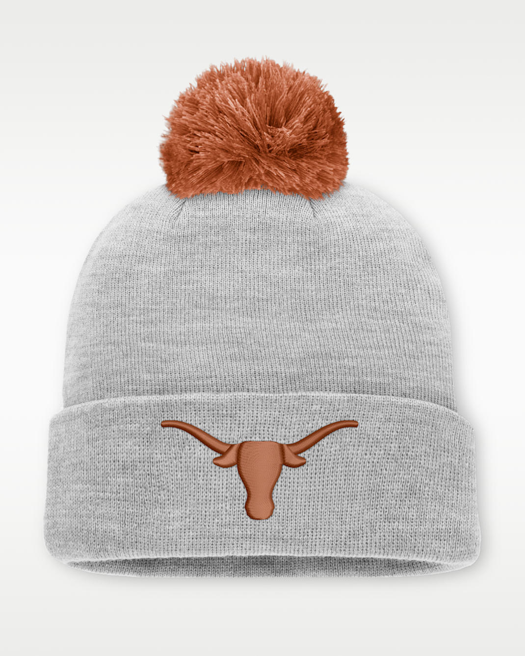 Texas Peak Men's Nike College Cuffed Beanie - Grey Heather