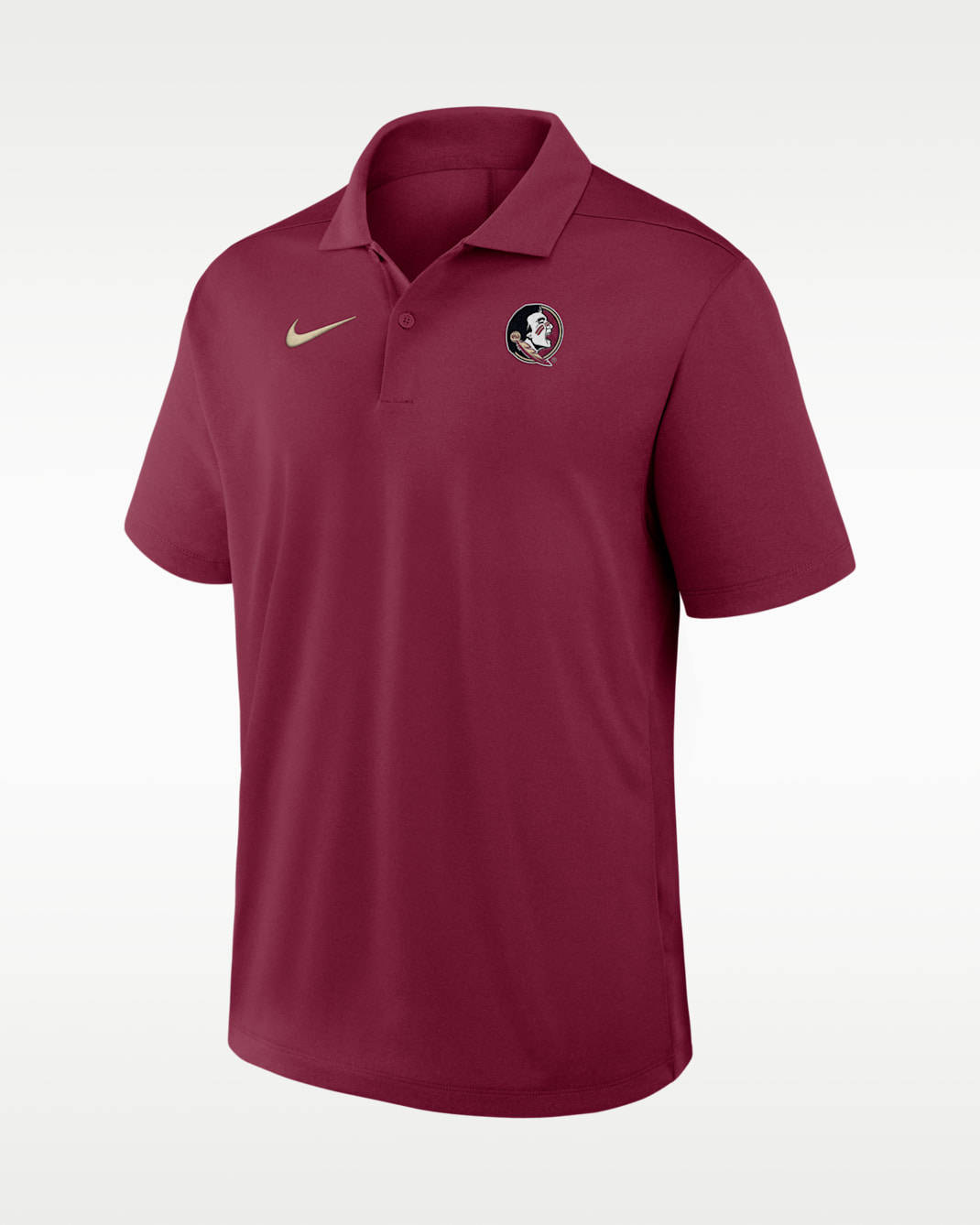 Polo universitaria Nike Dri-FIT para hombre Florida State Primetime Victory Plus - Castaña team