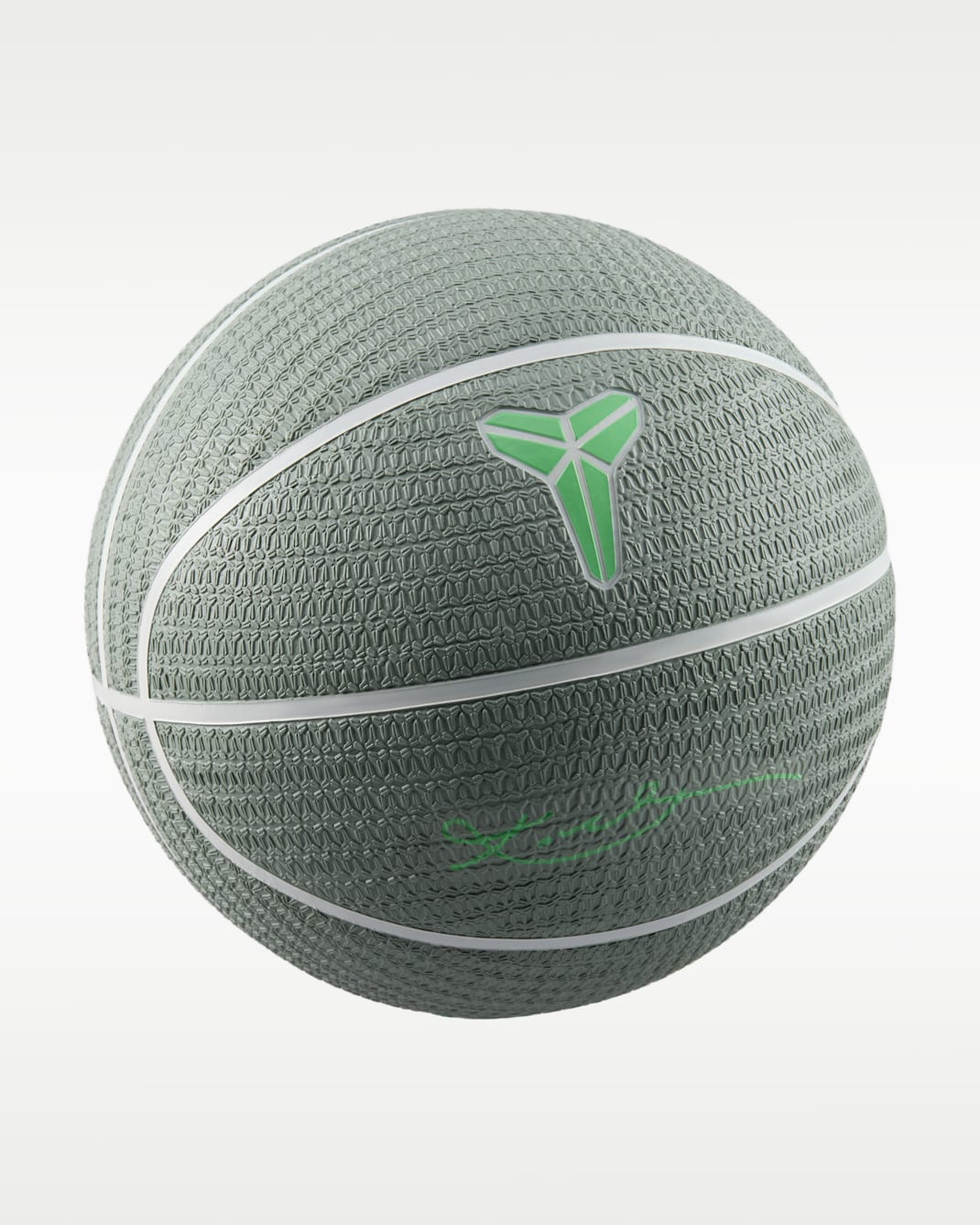 Kobe Signature Basketball - Dusty Sage/White/Illusion Green