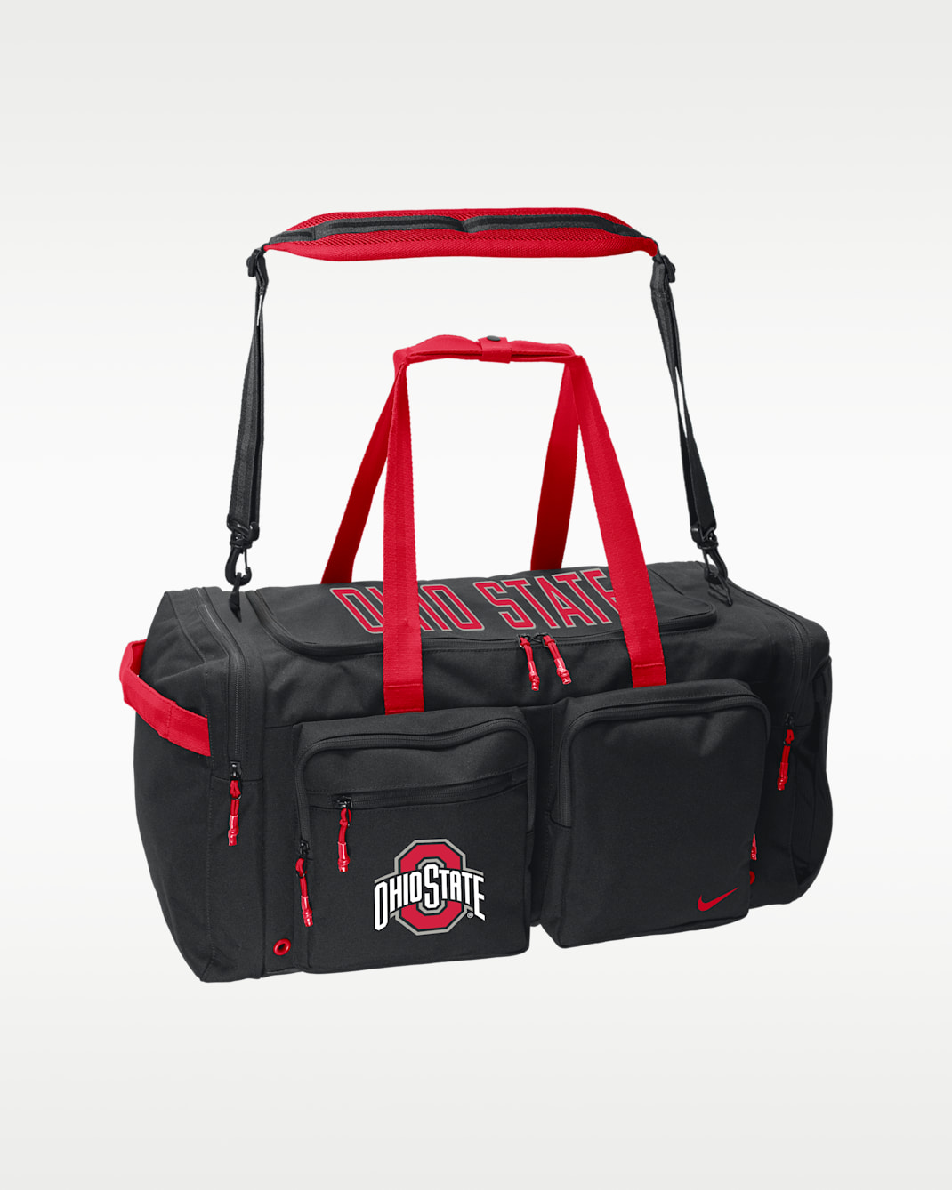 Ohio State Utility Power 2.0 Nike College Duffel Bag - Black