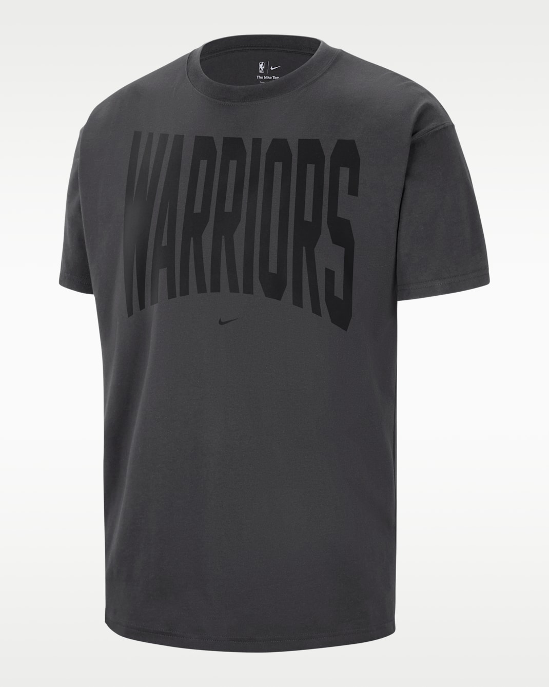 Golden State Warriors Peak Men's Travel T-Shirt - Dark Charcoal
