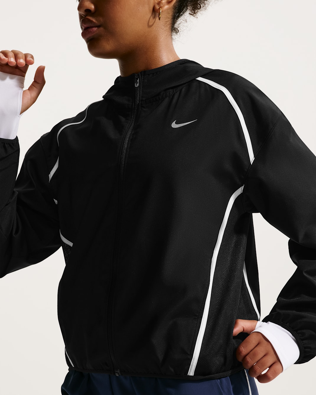 Nike Tempo Big Kids' (Girls') Repel Running Jacket