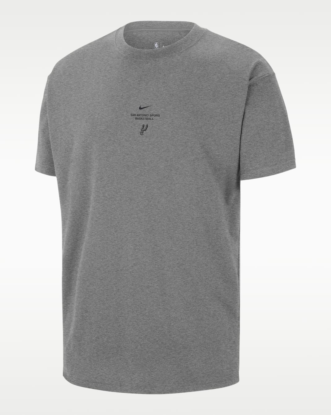 Toronto Raptors Nike Club Men's T-Shirt - Dark Grey Heather