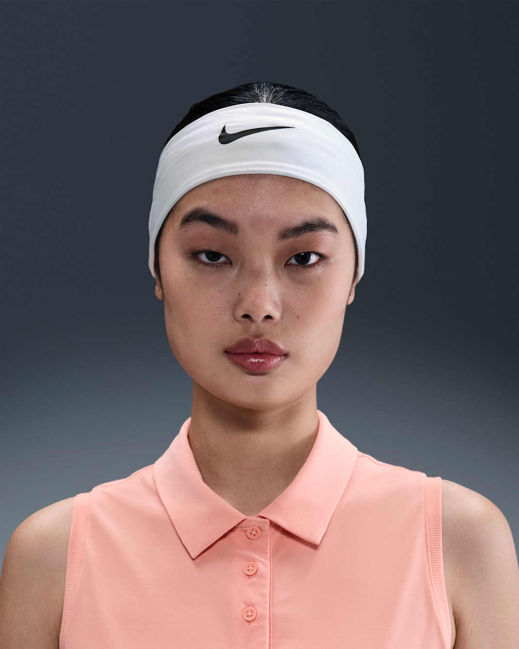 나이키 퓨리 클래식 드라이 핏 헤드밴드 - 화이트/블랙/블랙