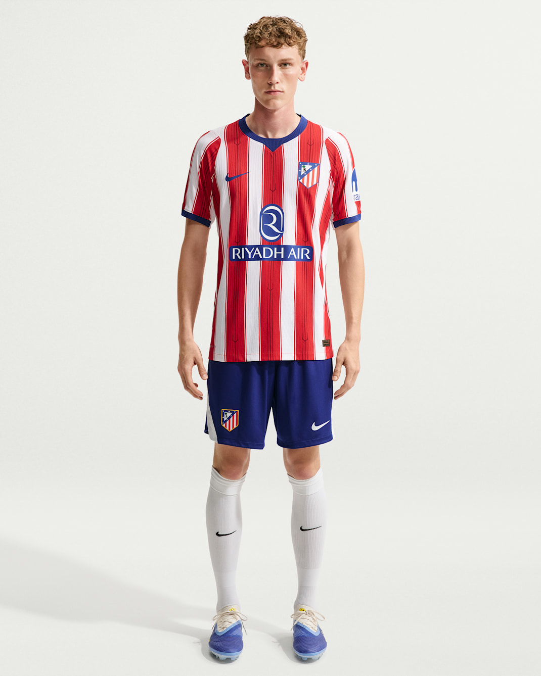 Atlético de Madrid 2026/27 Stadium Home Nike Dri-FIT-replikafodboldshorts til mænd - Deep Royal Blue/hvid/hvid