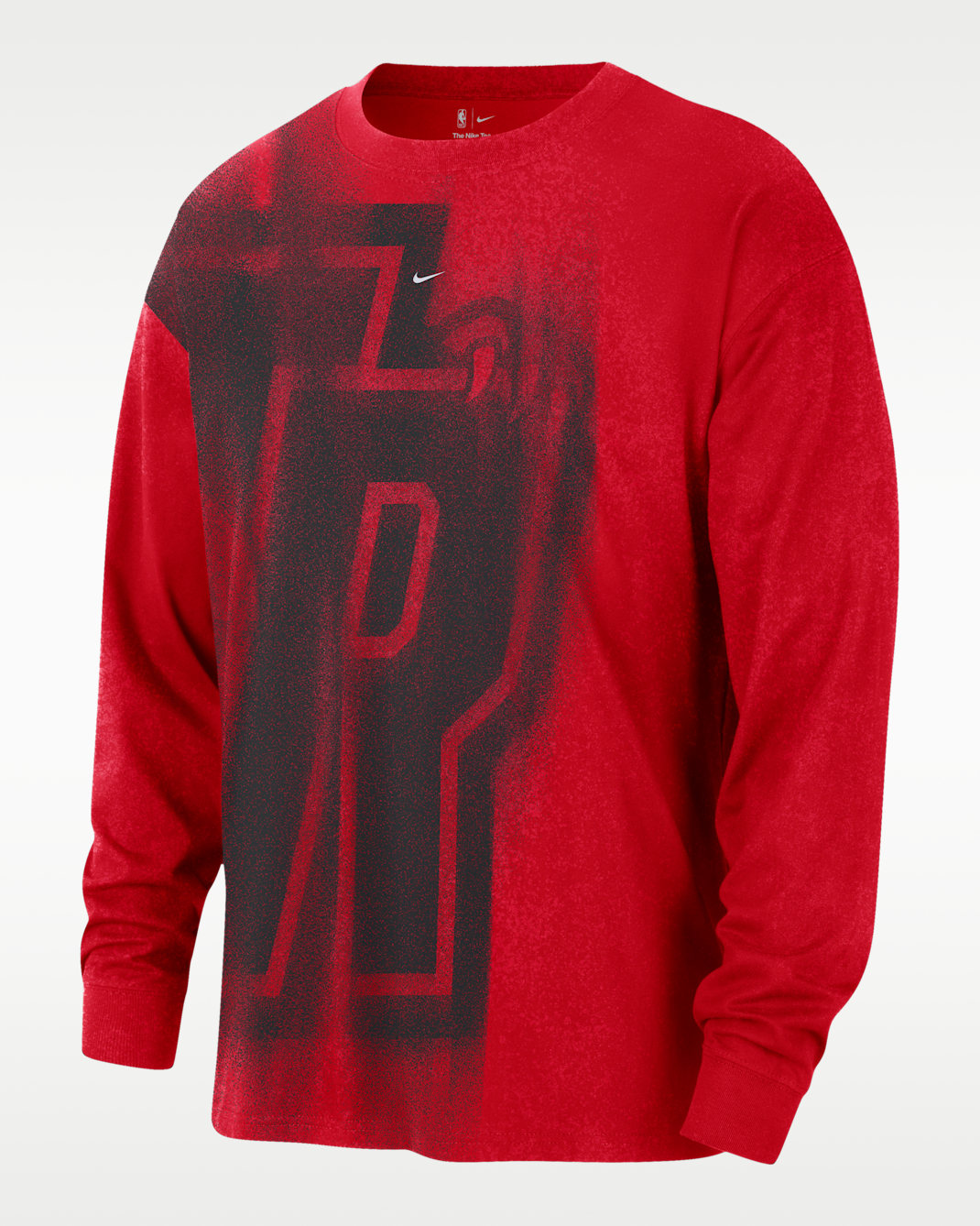 Playera de básquetbol de manga larga para hombre Toronto Raptors Essential Anthem - Rojo universitario
