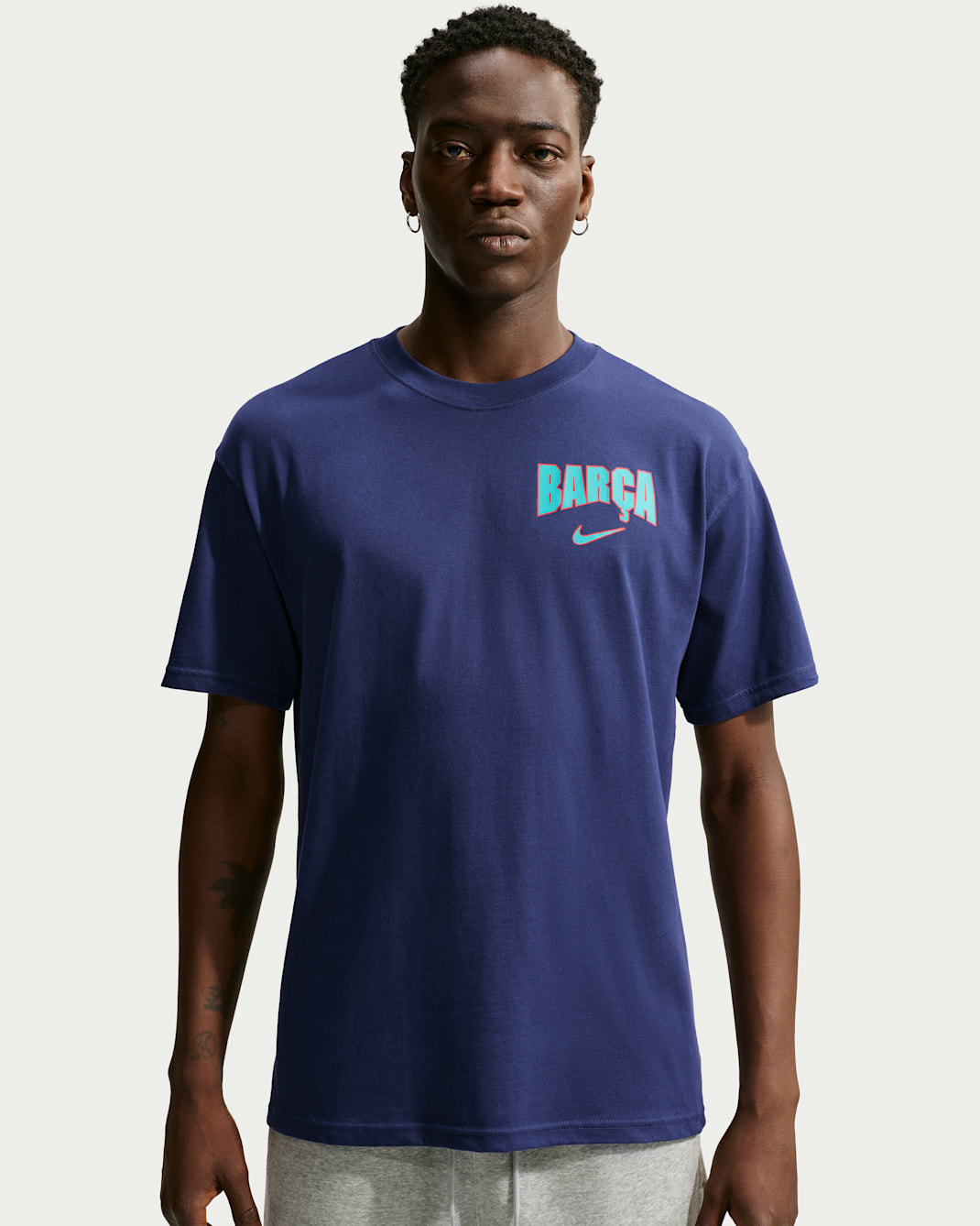 FC Barcelona Men's Nike Soccer T-Shirt - Loyal Blue