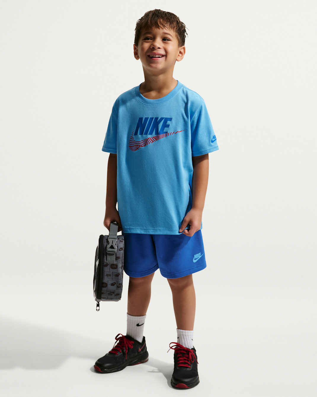 Nike Sportswear In The Zone Little Kids' 2-Piece Relaxed French Terry Shorts Set - Game Royal