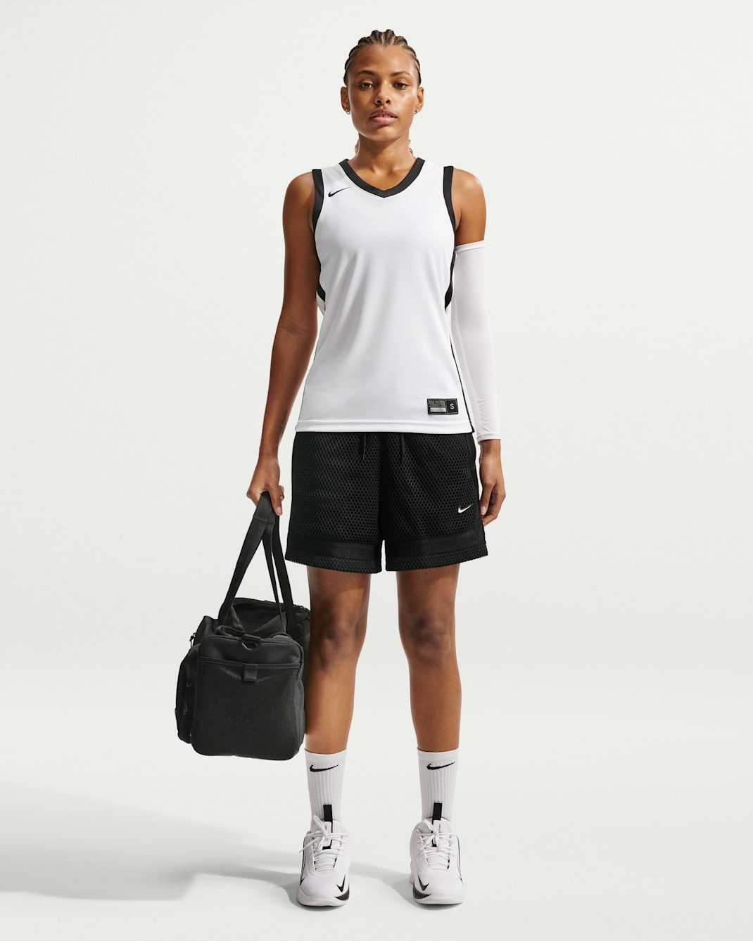 Nike Crossover \Women's Dri-FIT 5" Basketball Shorts - Black/White