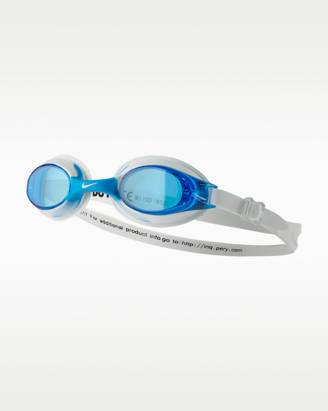 Goggles para niños talla pequeña Nike Swim Lil' Swoosh - Azul brillante/Blanco/Azul láser/Blanco