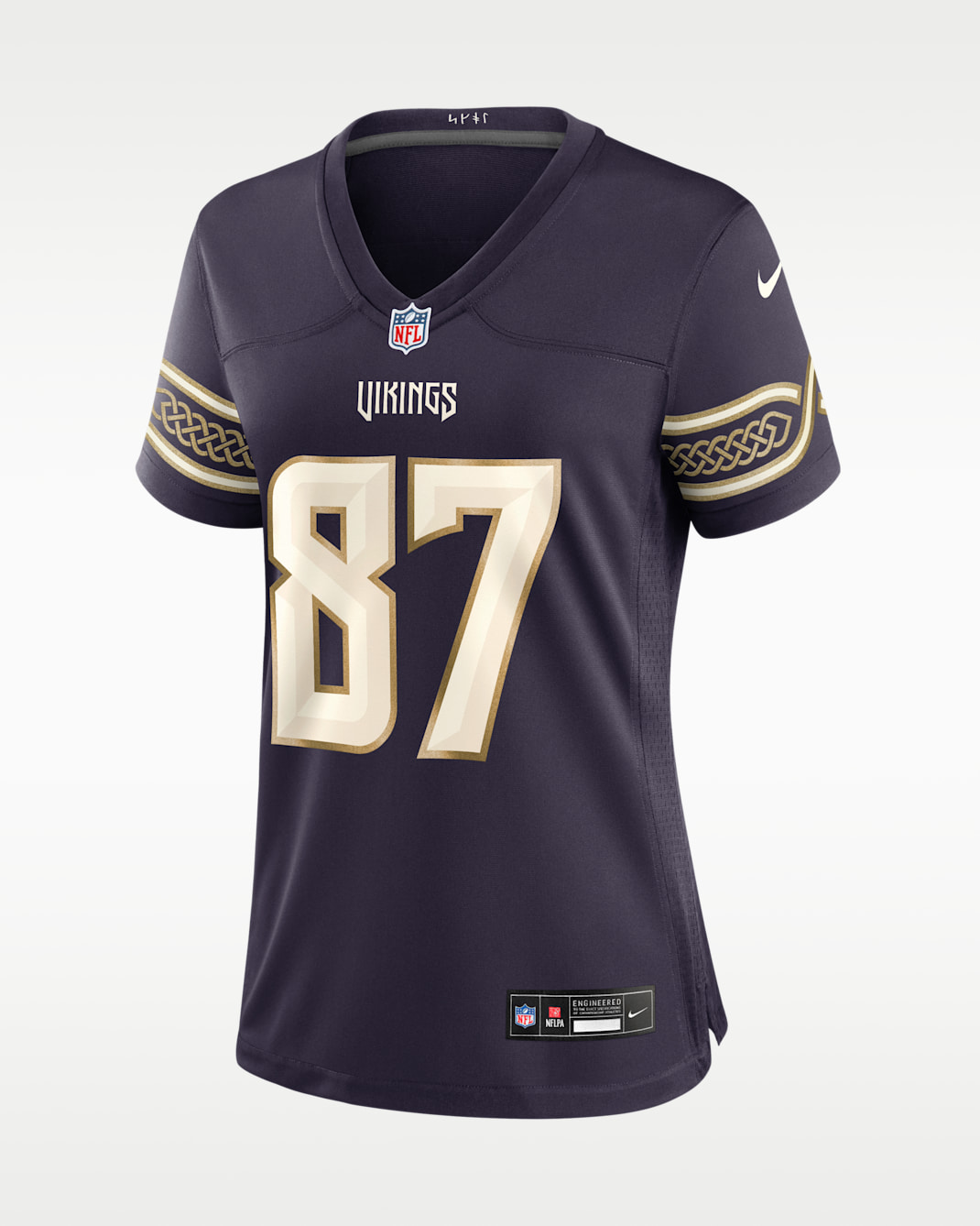 T.J. Hockenson Minnesota Vikings Rivalries Collection Women's Nike NFL Game Jersey - Purple