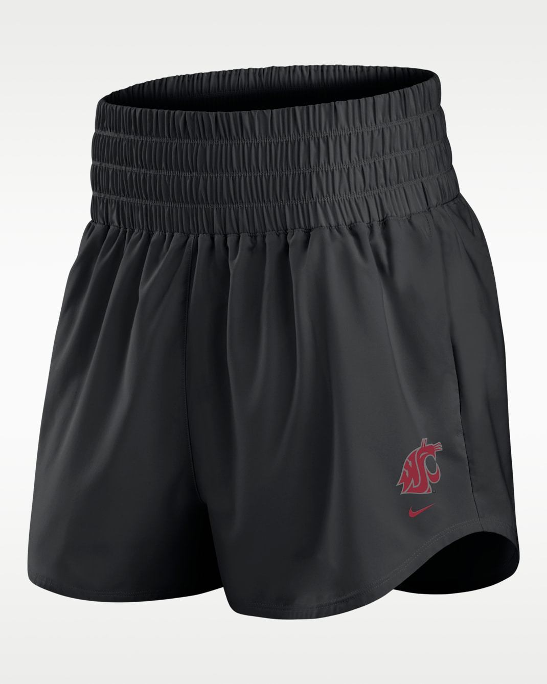Washington State Primary Logo One Women's Nike Dri-FIT College Shorts - Black