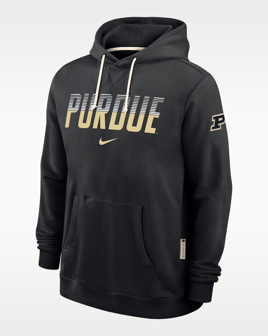 Nike Sideline (Purdue) Men's Dri-FIT Sleeveless Pullover Hoodie - Black