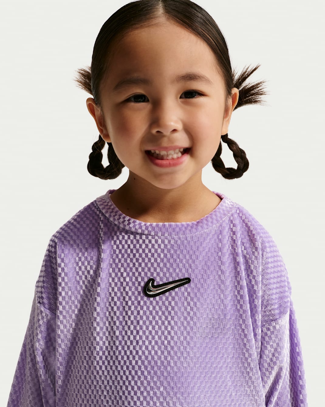 Nike Toddler Swoosh Sparkle 2-Piece Velvet Pants Set