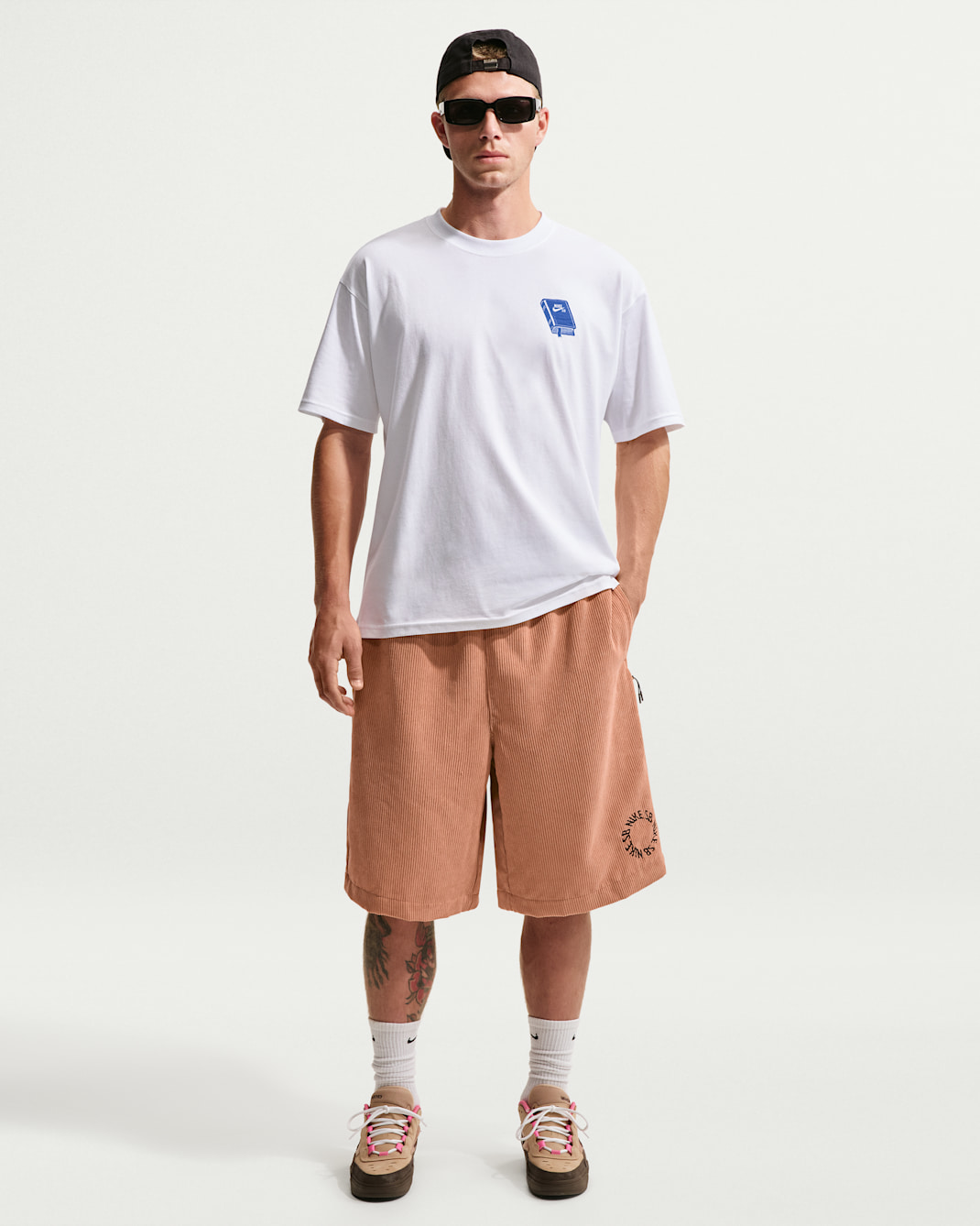 Short de skate en velours côtelé Nike SB - Light Cognac/Noir