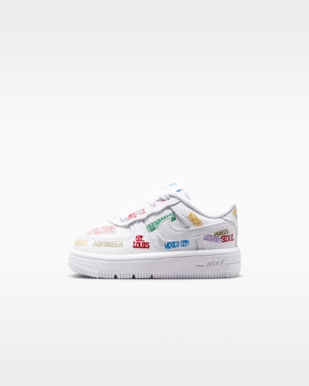 Nike Force 1 Low LV8 3 Baby/Toddler Shoes - White/White