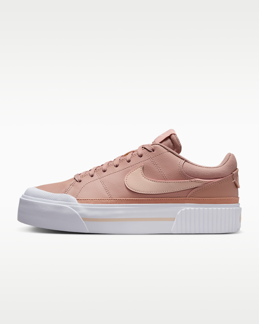 รองเท้าผู้หญิง Nike Court Legacy Lift - Particle Pink/Rose Gold/ขาว/Washed Coral