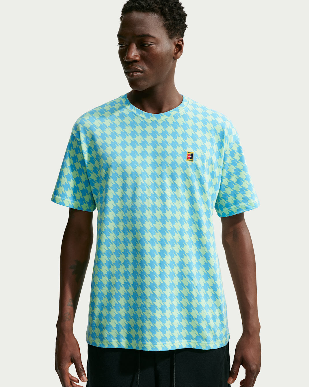 Nike Club Rules T-Shirt - Football Blue/Light Liquid Lime