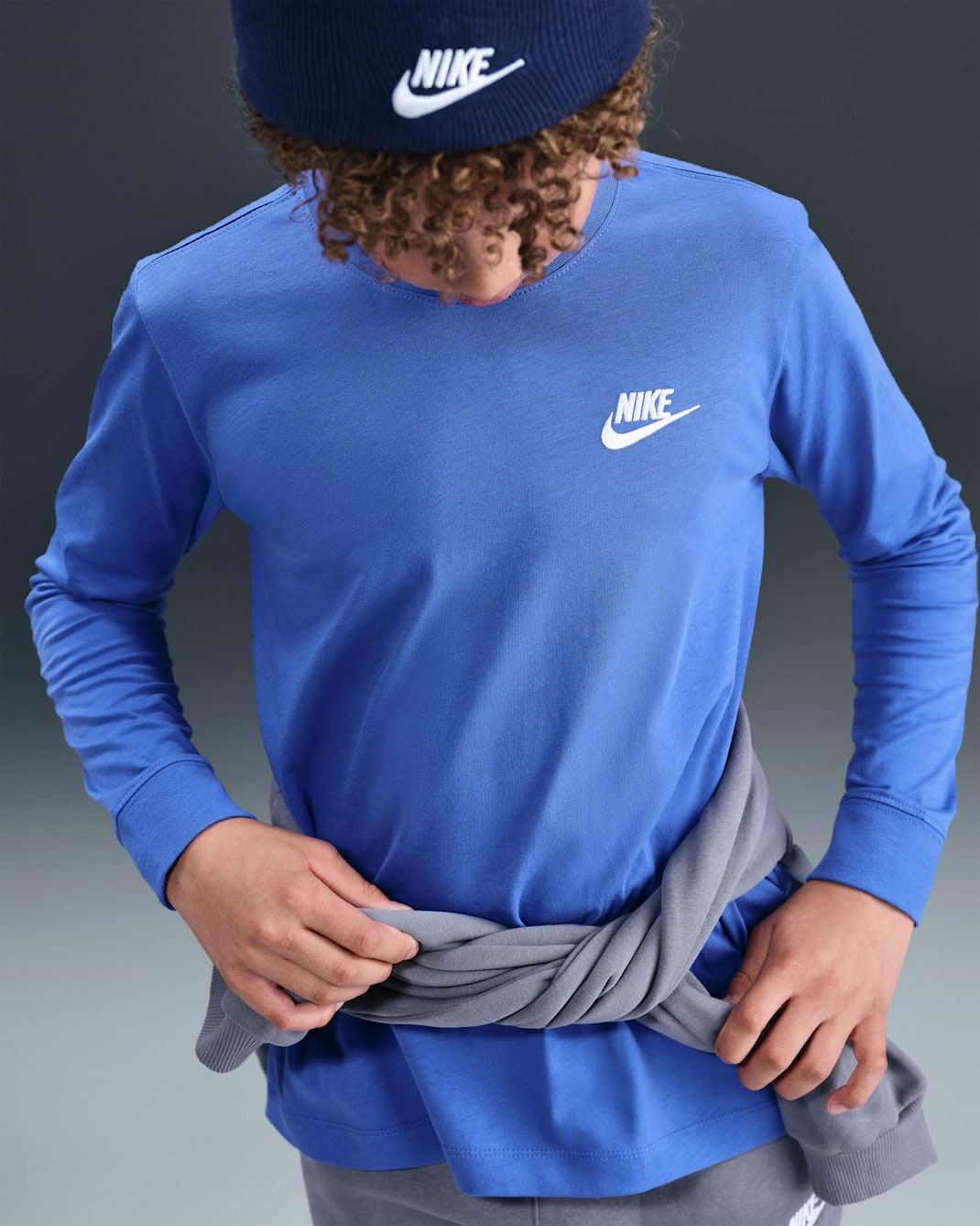 Nike Sportswear Big Kids' Long-Sleeve T-Shirt