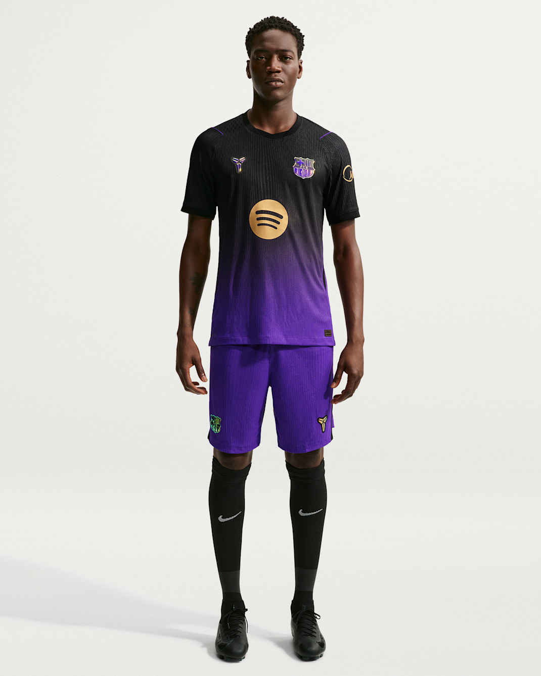 FC Barcelona 2026/27 Kobe Aero-FIT authentische Auswärtsmatch-Fußballshorts (Herren) - Field Purple/Schwarz/Schwarz