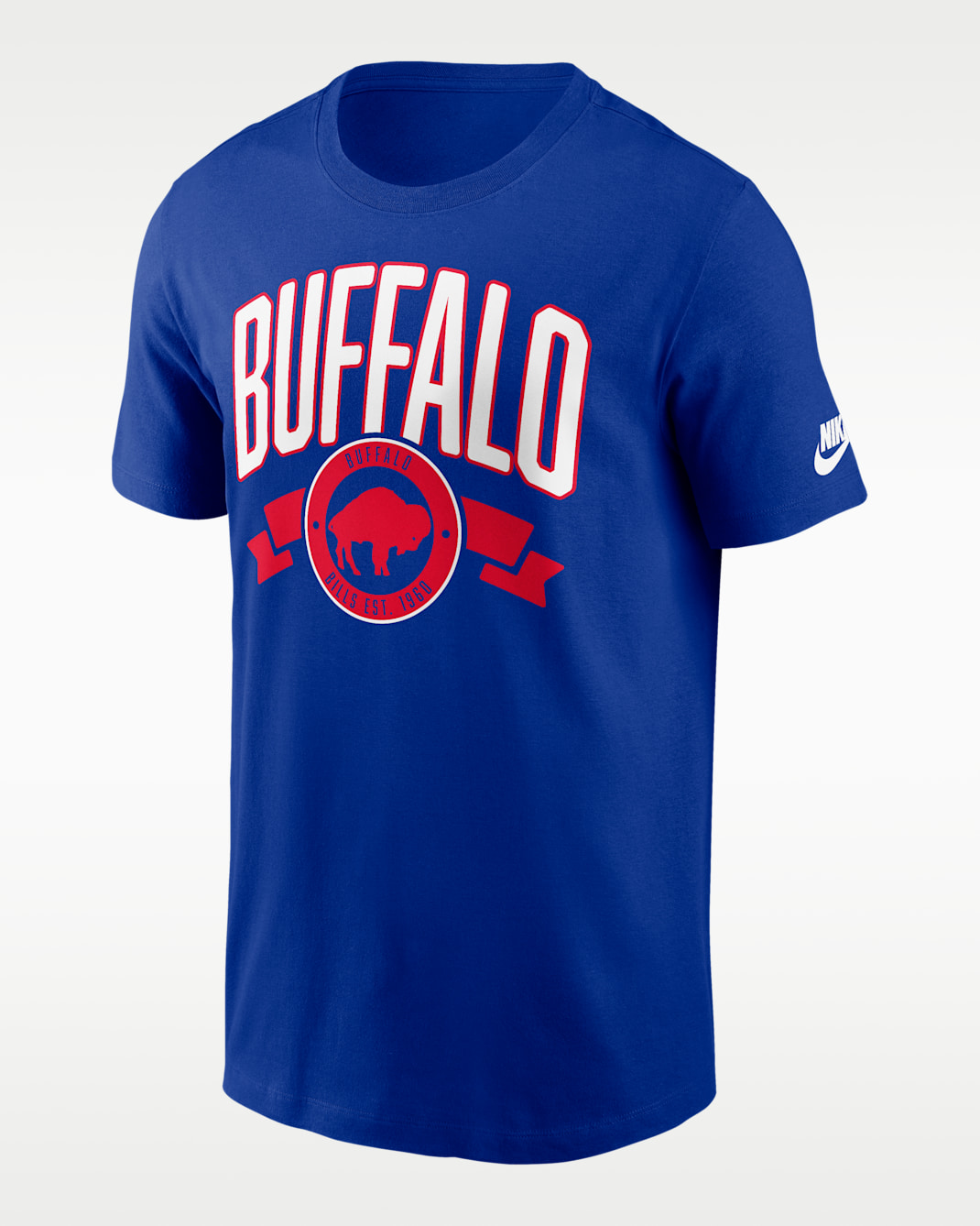 Buffalo Bills Rewind Front And Back Hit Essential Men's Nike NFL T-Shirt - Royal