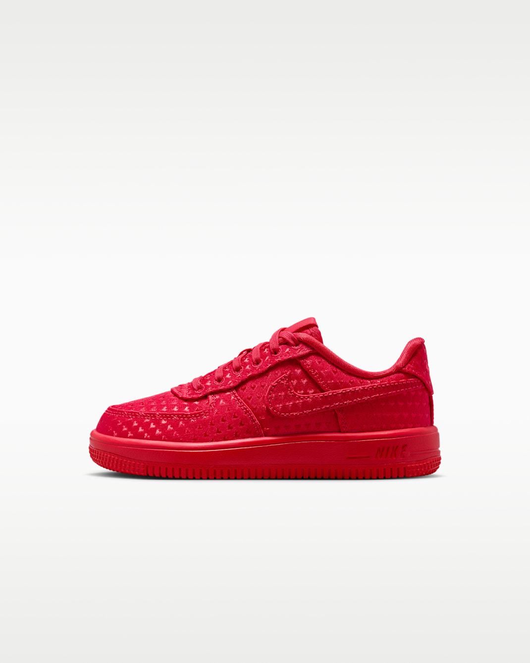 Chaussure Nike Force 1 Low V Lace pour enfant - University Red/Noir/University Red