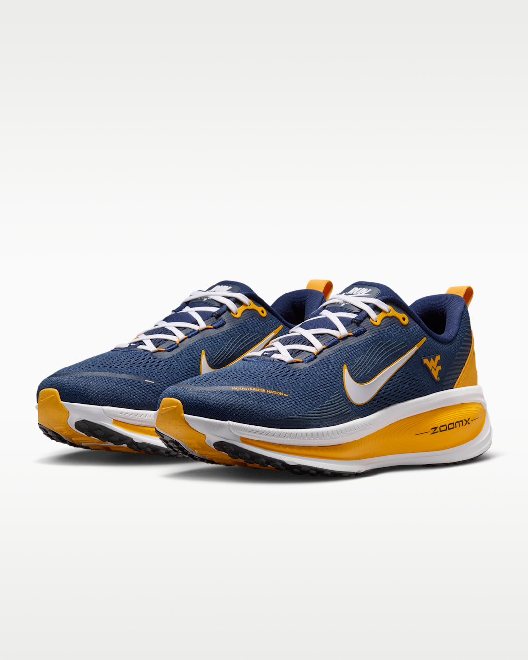 Nike College Vomero 18 (West Virginia) Men's Road Running Shoes