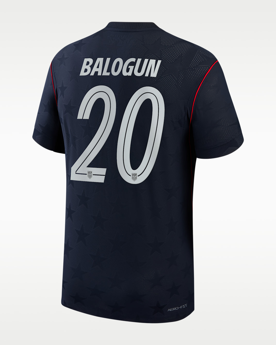 Folarin Balogun USMNT 2026 Match Away Men's Nike Dri-FIT ADV Soccer Jersey - Blue