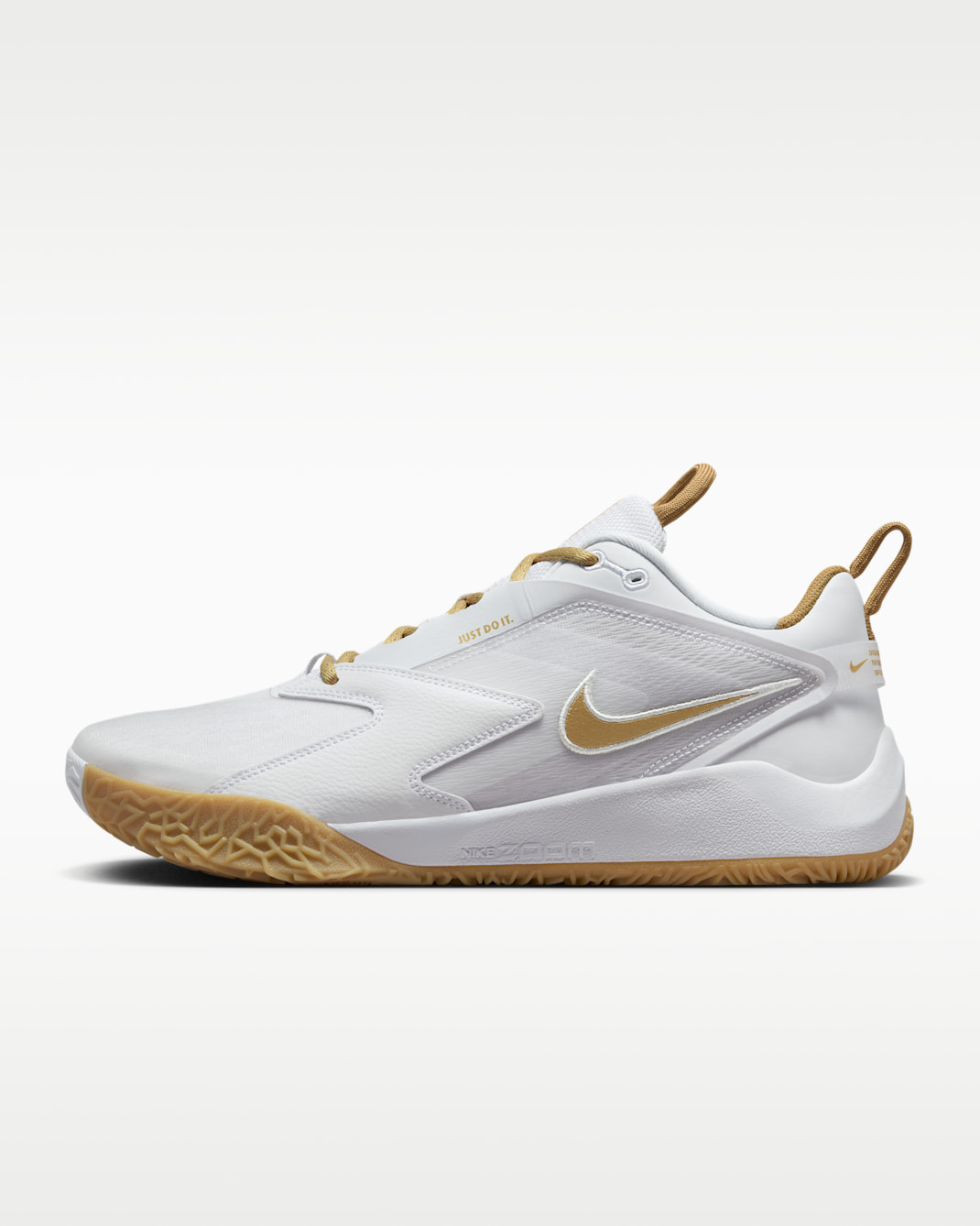 Nike HyperAce 3 Volleyball Shoes - White/Photon Dust/Metallic Gold