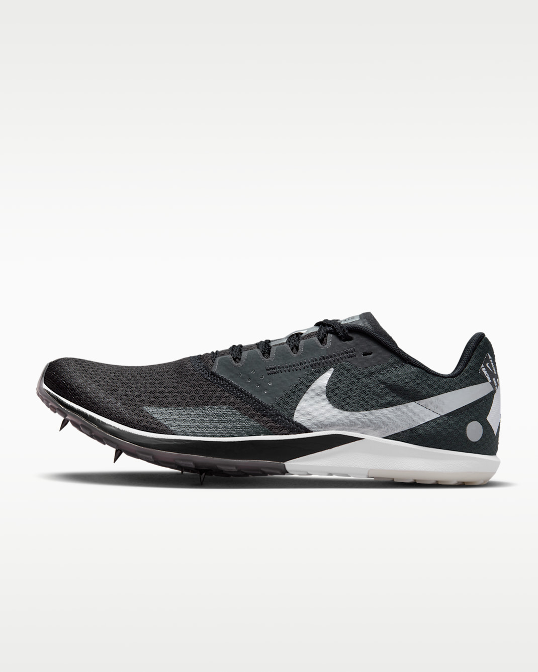 Nike Zoom Rival XC 6 Cross-Country Spikes - Black/Dark Smoke Grey/White/Metallic Silver