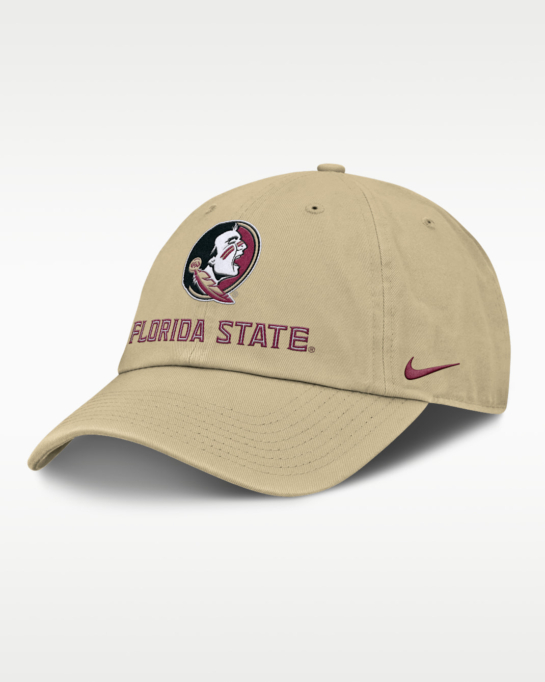Florida State Sideline Club Gameday Men's Nike College Adjustable Hat - Gold