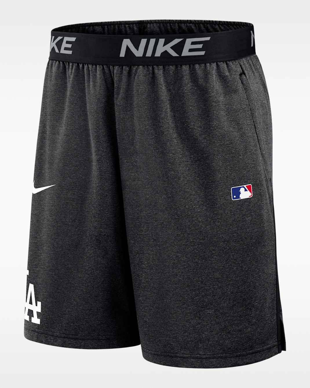 Short Nike AC DF de tejido Knit para hombre Los Angeles Dodgers - Negro