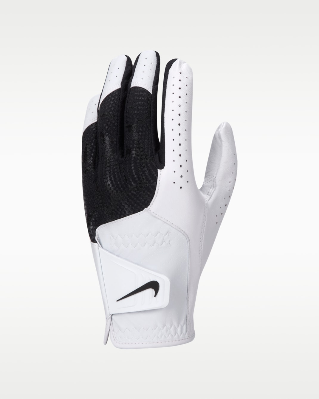 Guanto da golf Nike Tech Extreme 8.0 (mano sinistra/regular fit) - Bianco/Nero/Bianco/Nero