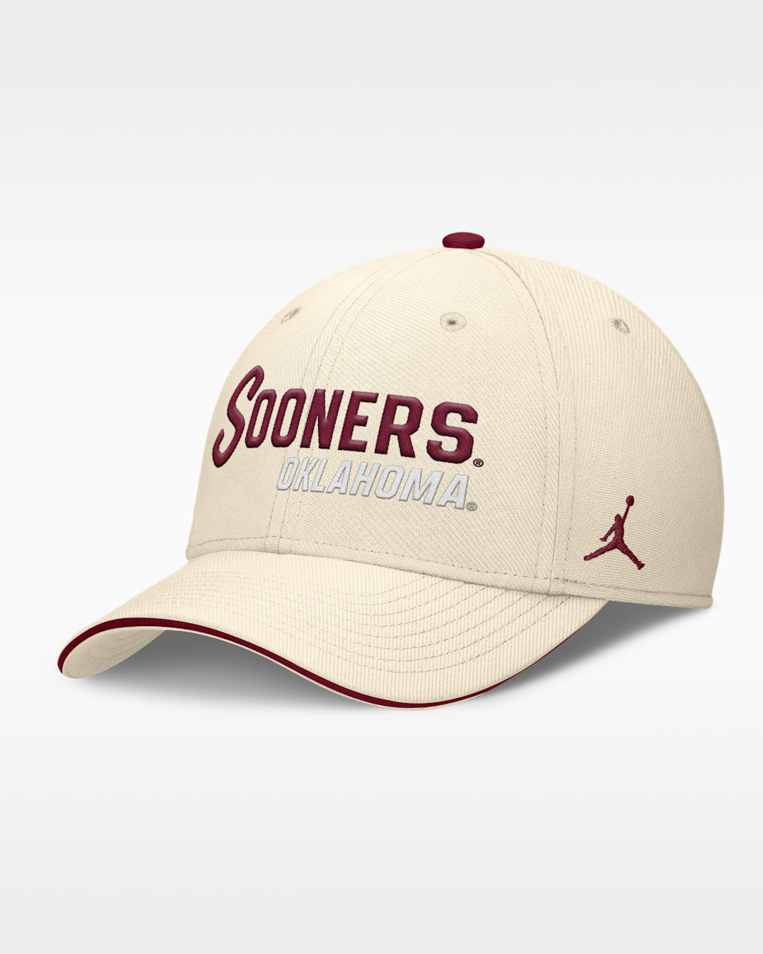 Oklahoma Primetime Men's Jordan Brand Dri-FIT College Hat - Natural