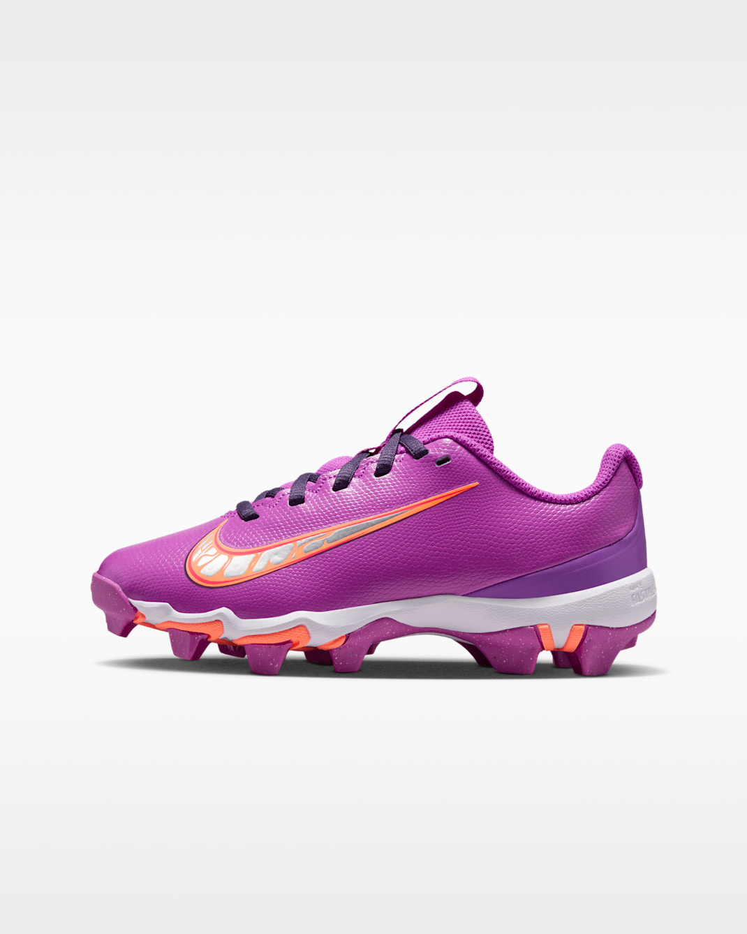 Nike Vapor Shark 3 "CeeDee Lamb" Big Kids' Football Cleats - Vivid Purple/Orange Pulse/Tangerine Tint/Metallic Silver