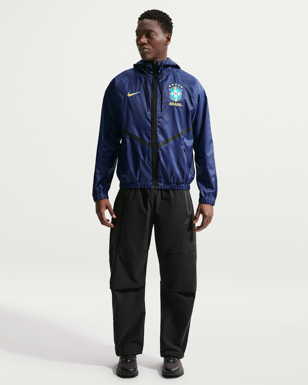 Brazil Men's Nike Dri-FIT Soccer Anthem Jacket