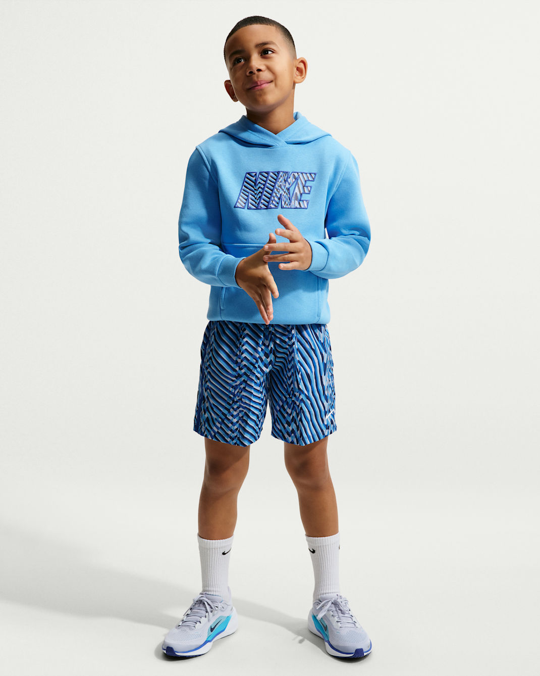 Nike Multi Big Kids' (Boys') Dri-FIT Shorts - Game Royal/Game Royal/Ghost/White