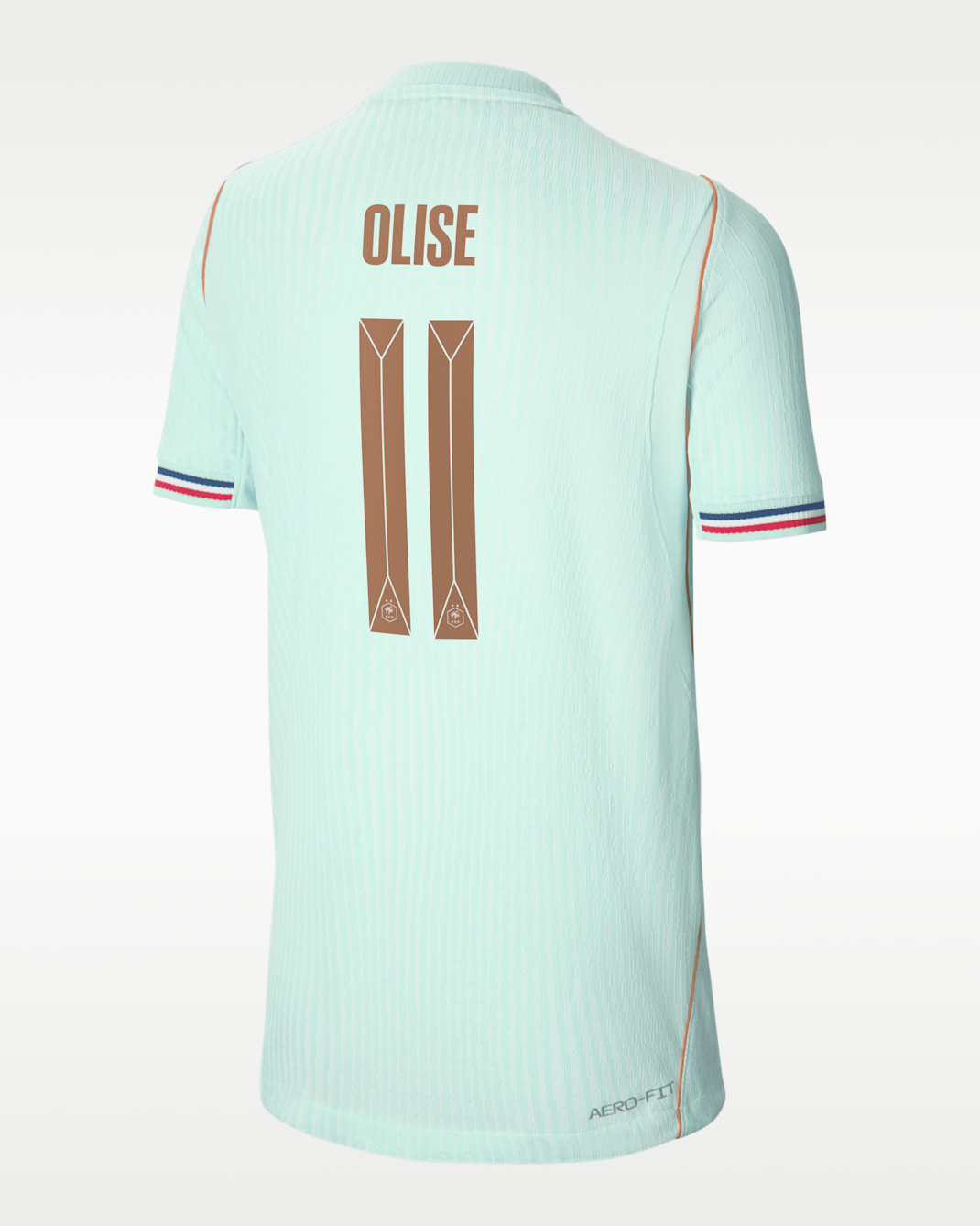 Michael Olise France National Team 2026 Match Away Big Kids' Nike Dri-FIT ADV Soccer Jersey - Green