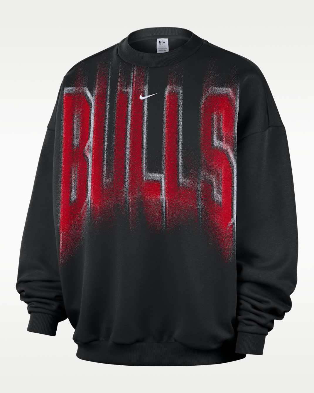 Haut de basket en Fleece Nike Chicago Bulls Standard Issue pour homme - Noir/Blanc