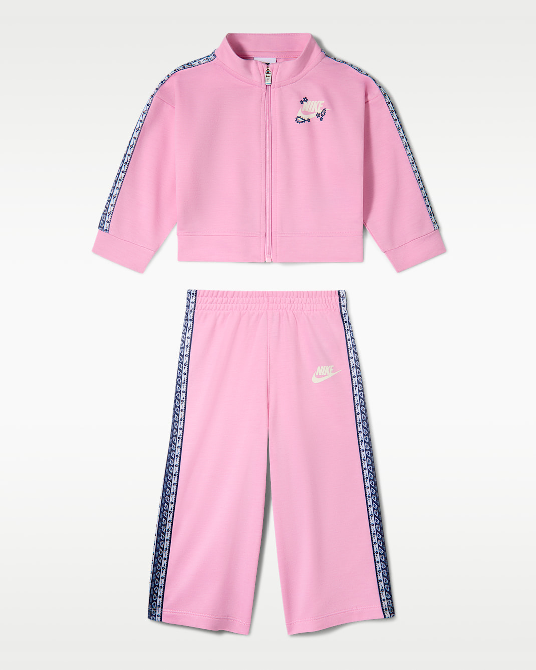Nike Retro Remix Baby (12-24M) 2-Piece Track Set - Pink Rise