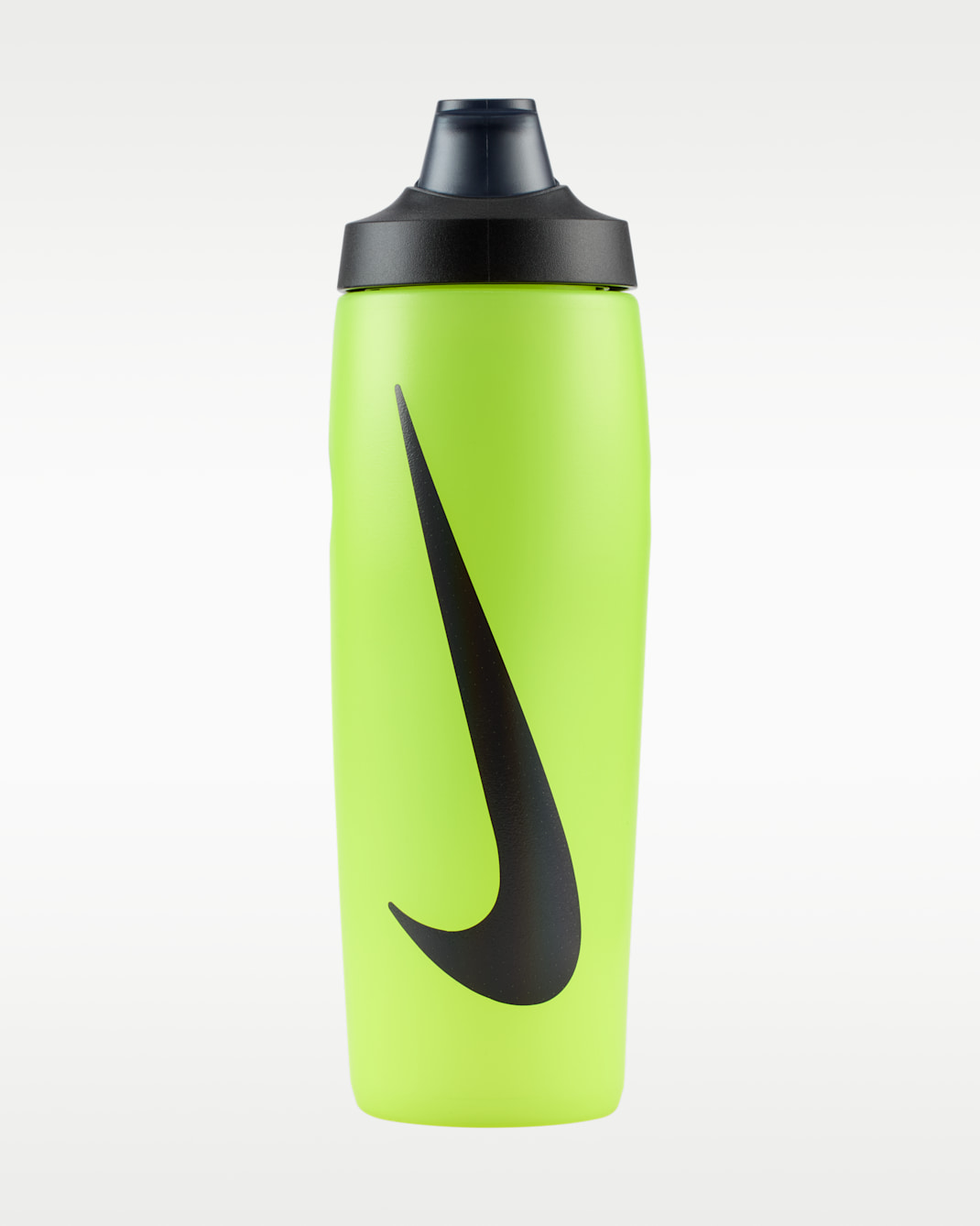 Nike Refuel Locking-Lid Water Bottle (710ml approx.) - Volt/Black