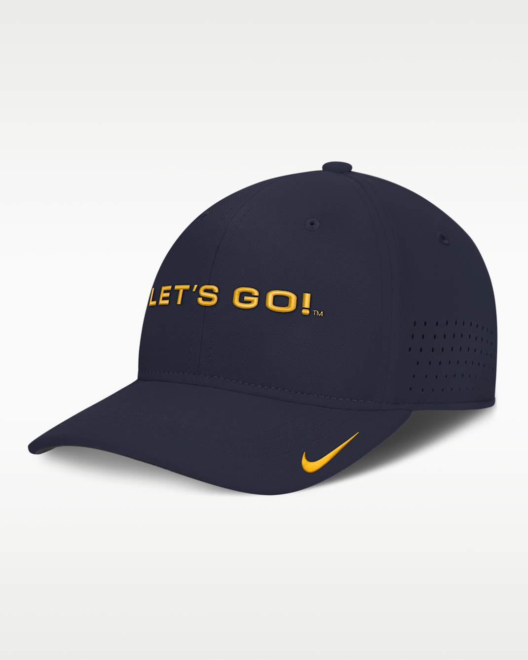 West Virginia Sideline Club Gameday Men's Nike Dri-FIT College Hat - College Navy