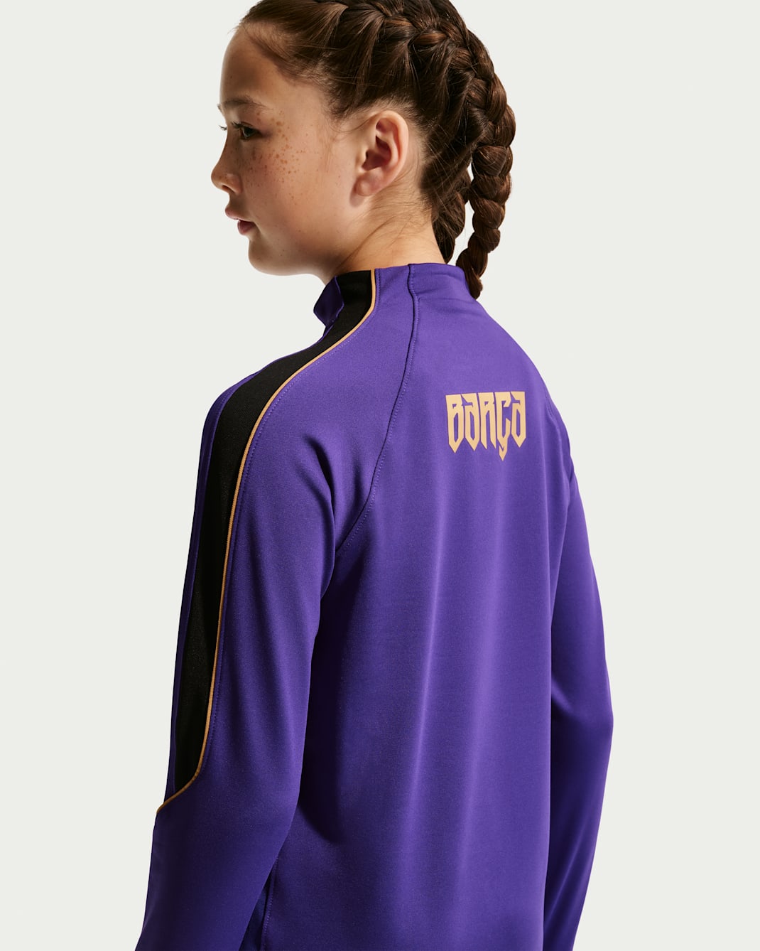 FC Barcelona Strike Away Big Kids' Kobe Dri-FIT Soccer Knit Drill Top