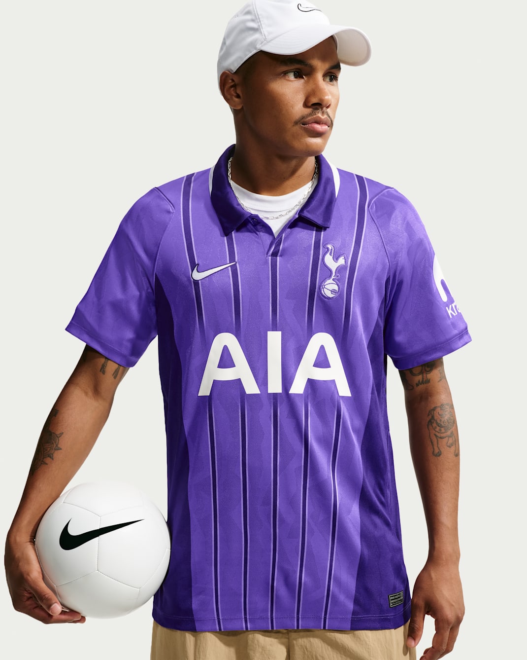 Tottenham Hotspur 2026/27 Stadium Third Men's Nike Dri-FIT Football Replica Shirt - Psychic Purple/New Orchid/White