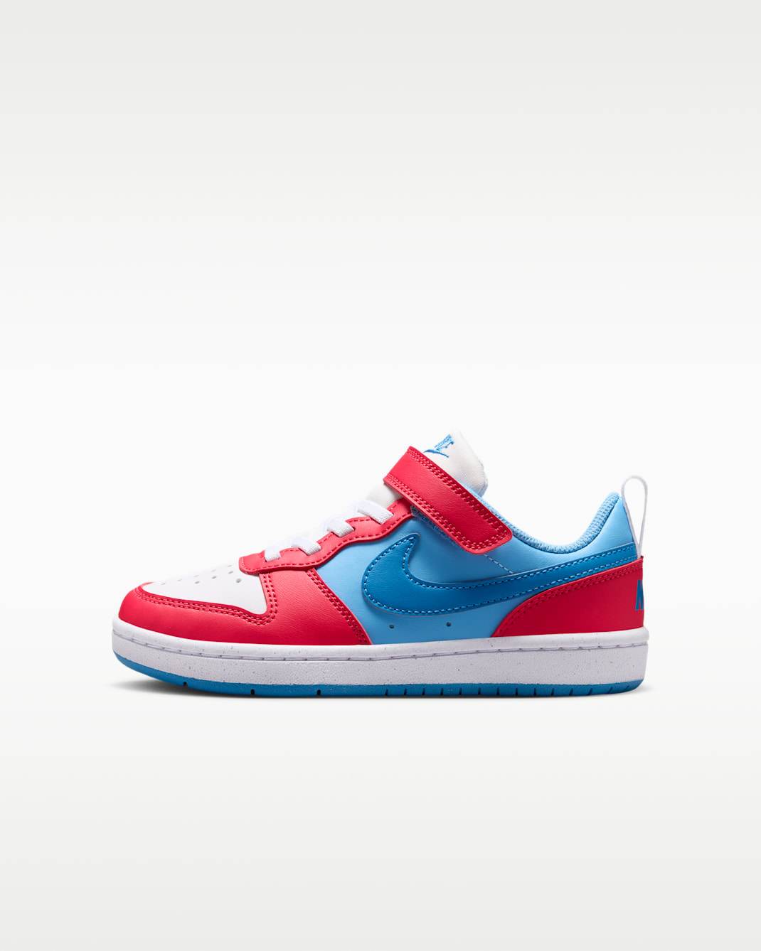 Nike Court Borough Low Recraft Little Kids' Shoes - Fusion Red/Football Blue/White/Energy