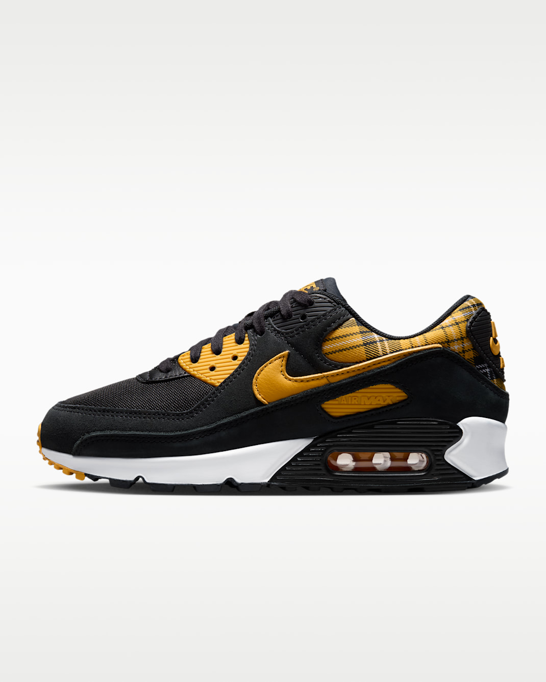Nike Air Max 90 Women's Shoes - Black/White/Yellow Ochre