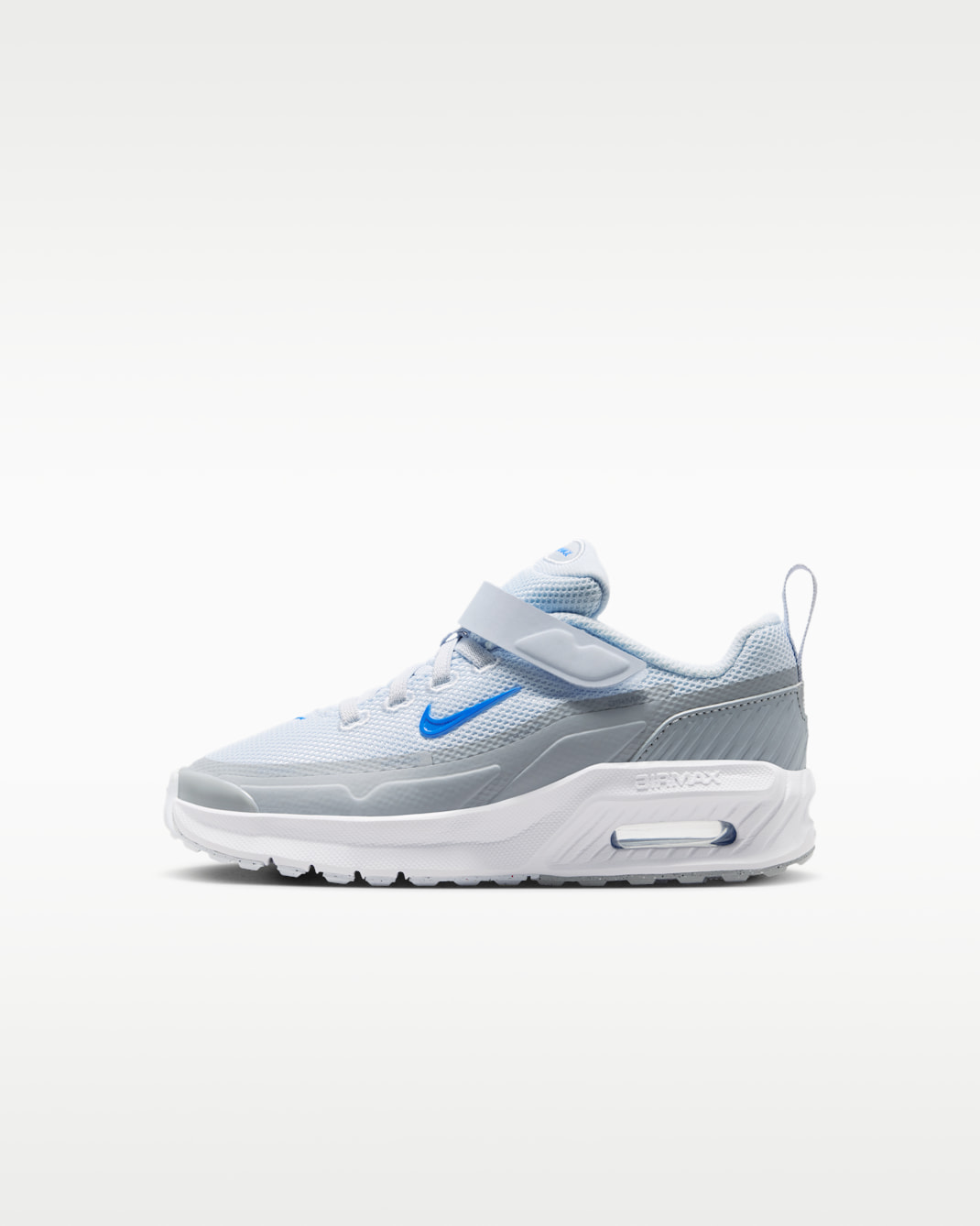 Air Max Bia Younger Kids' Shoes - Football Grey/Wolf Grey/White/Blue Crystal