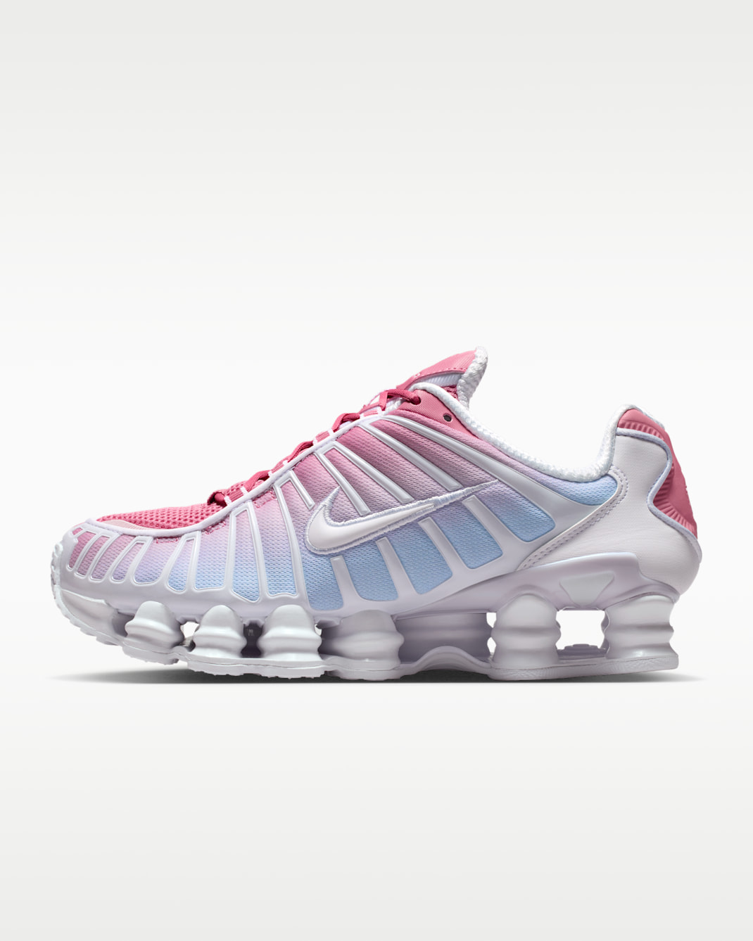 Nike Shox TL Fade Women's Shoes - White/Peony/Football Grey