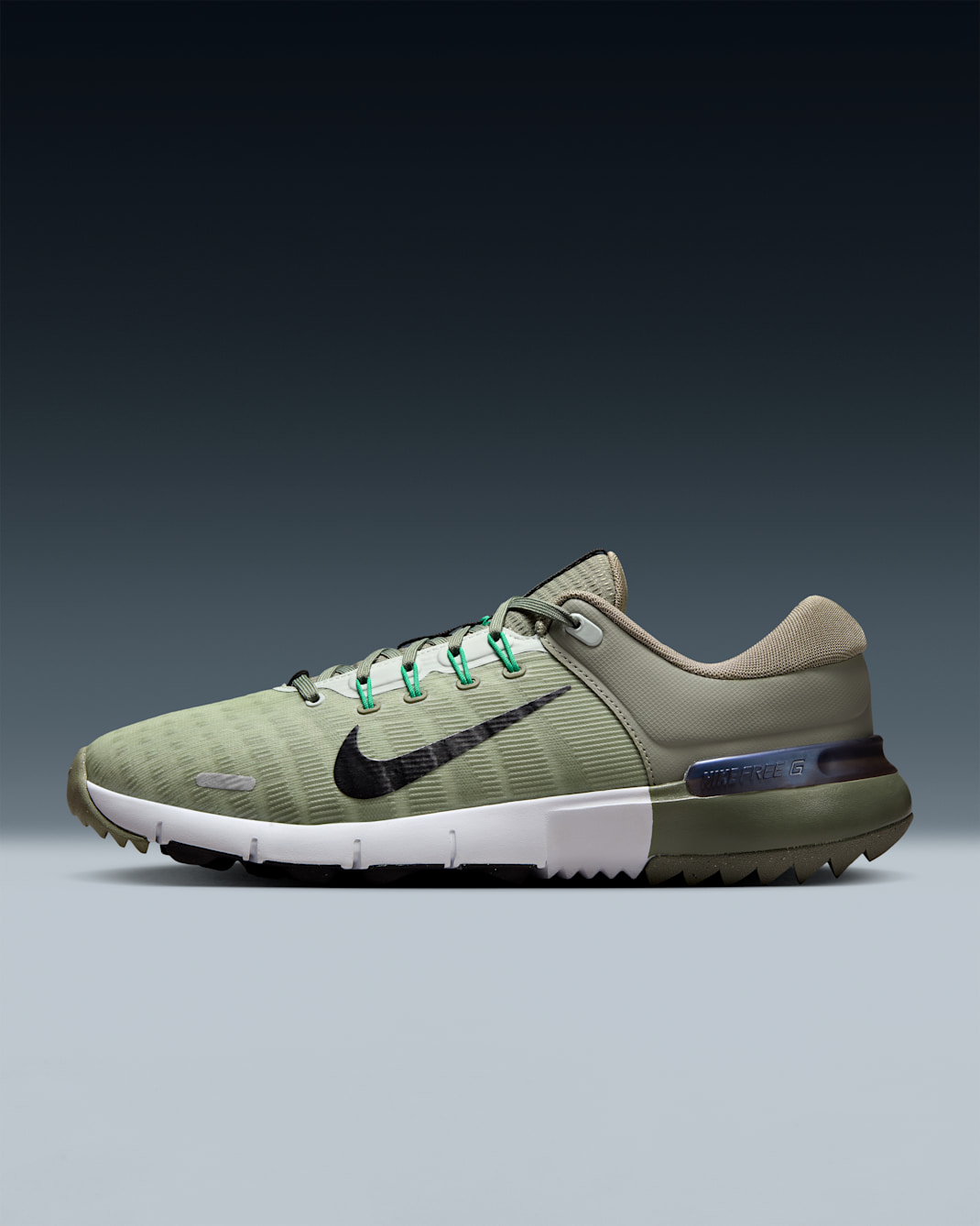 Nike Free Golf NN Golf Shoes - Light Army/Light Silver/Black